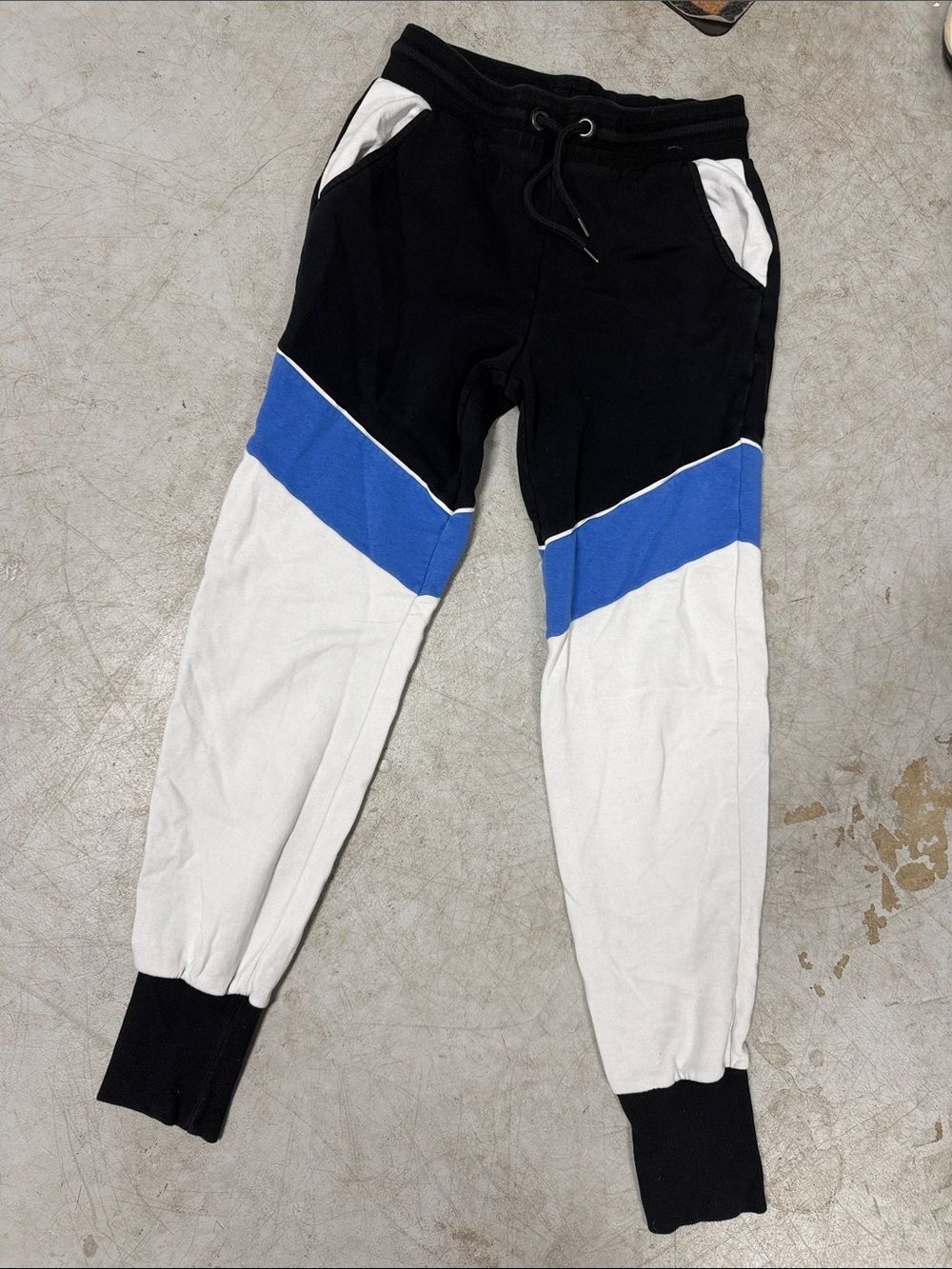 Colorblock Black, Royal Blue & White Jogger Sweatpants IVY PARK Size XS Pants